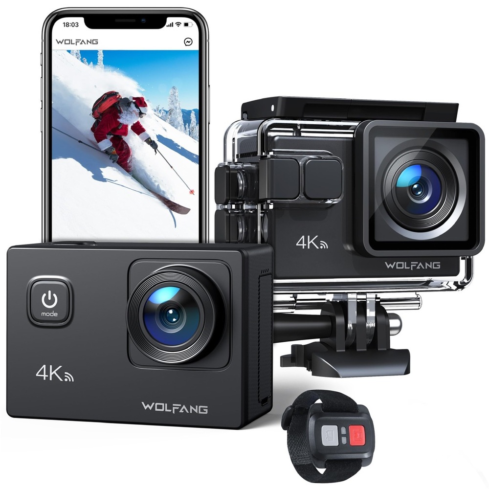 NEW 4K Action Camera (Go Pro Like) Wide Angle, Waterproof, Slow Motion Dash Cam